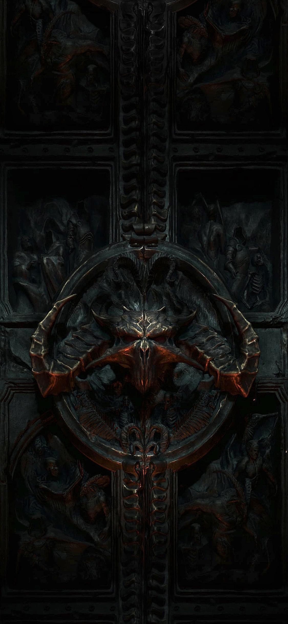Diablo IV Wallpaper Dark phone wallpapers Dark artwork Diablo