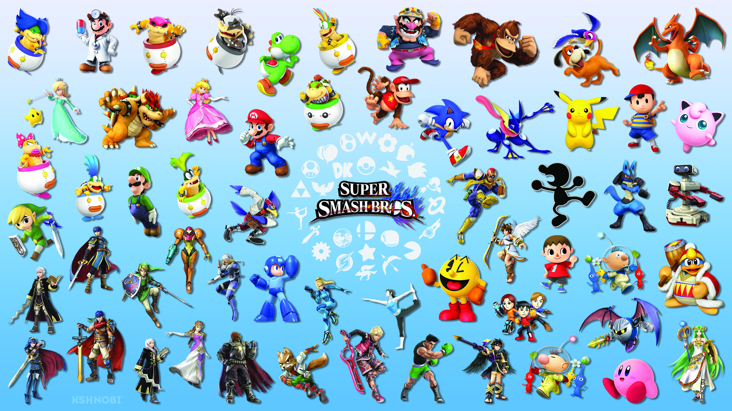 Super Smash Bros Logo Wallpaper