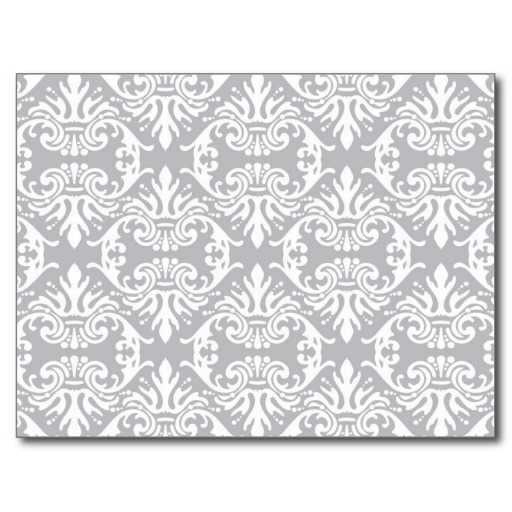 Classic Vintage French Style Wallpaper Print Postcard