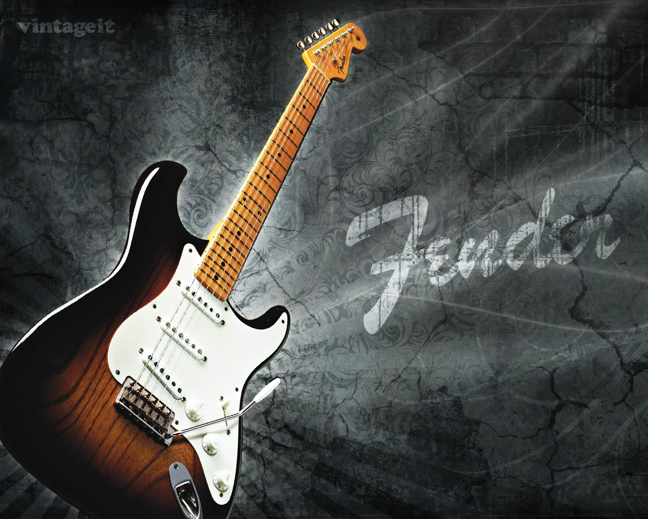 45 Fender Stratocaster Wallpaper Hd On Wallpapersafari