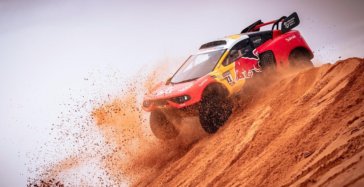 Loeb Moves Onto Dakar Podium Sainz Crashes Again Dirtfish