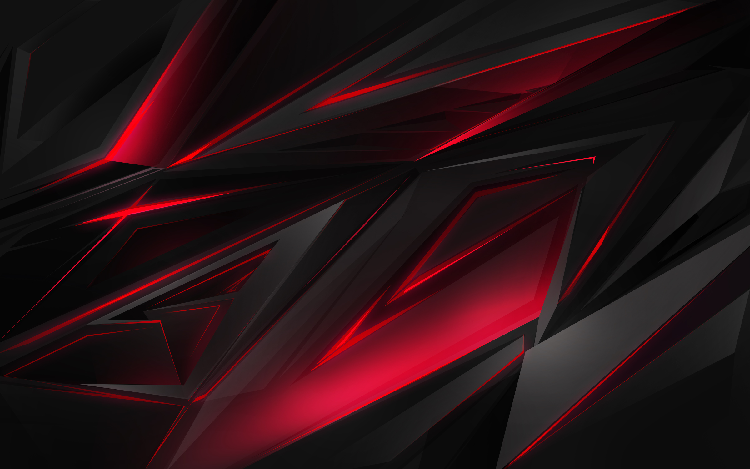 Wallpaper Of Abstract Black Colors Fractal Lines Red