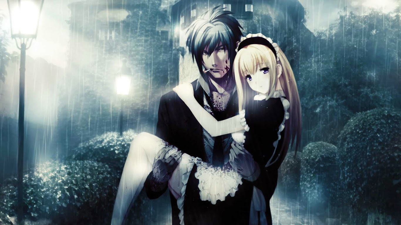 Loving Cute Anime Couple HD Wallpaper Best Love