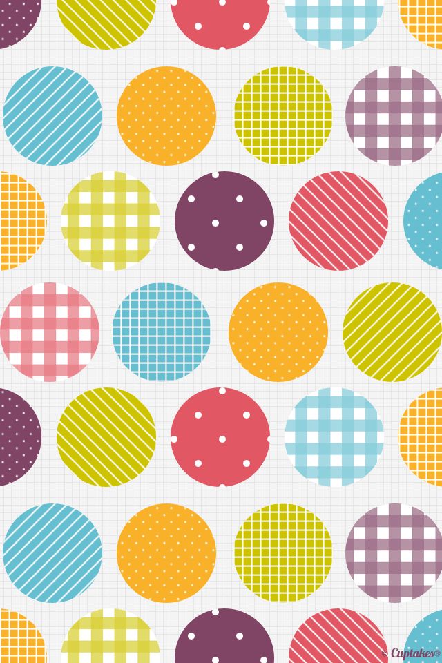iPhone Wallpaper Polka Dots Background