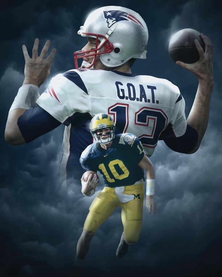 Tom Brady The Goat Wallpaper