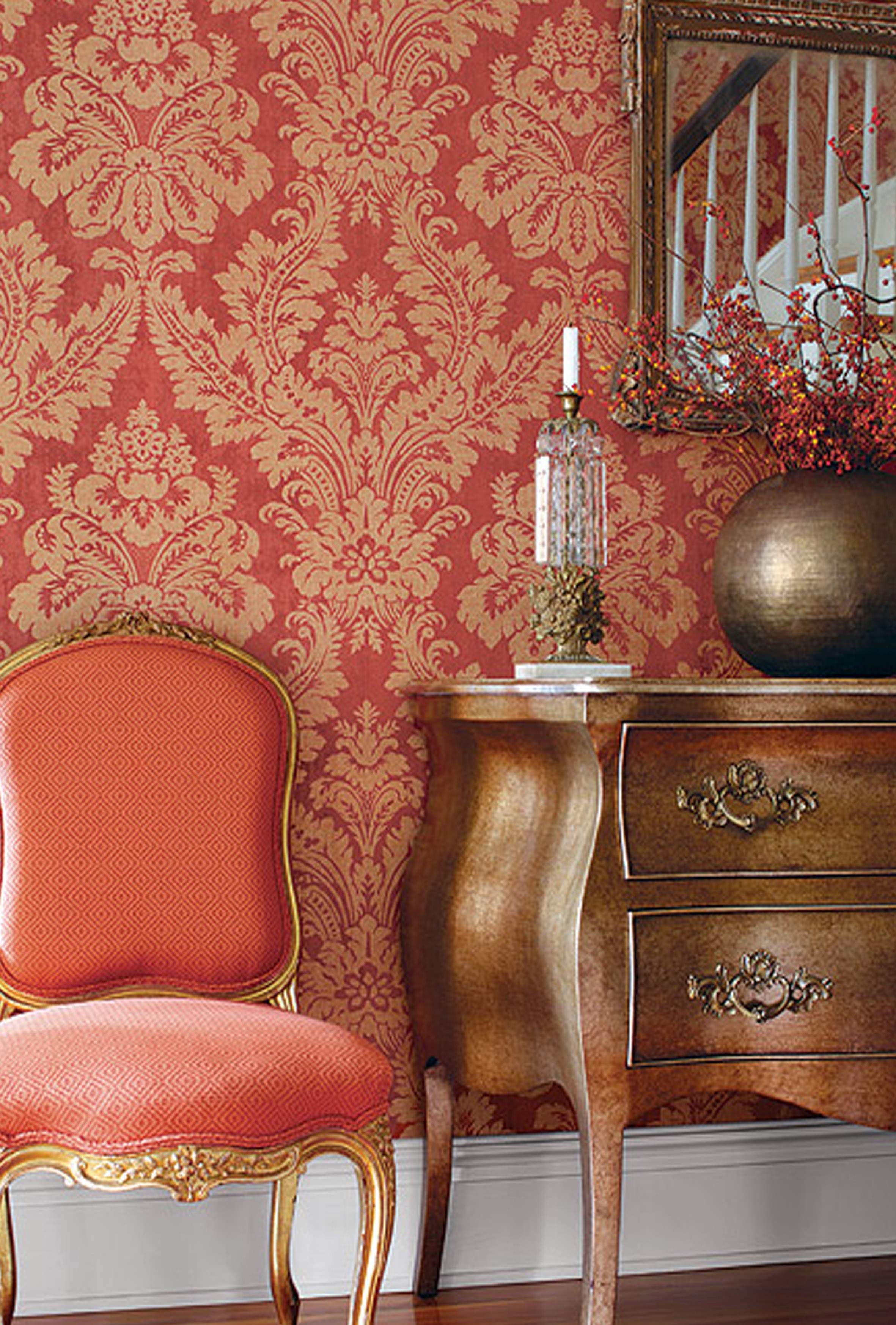 Damask Thibaut Wallpaper Brands The Best Place