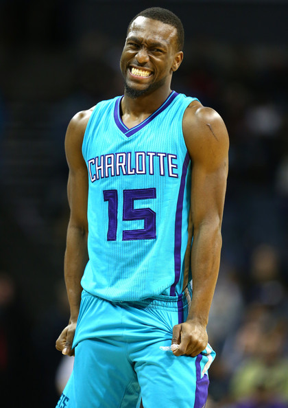 Kemba Walker Of The Charlotte Hors Reacts After A