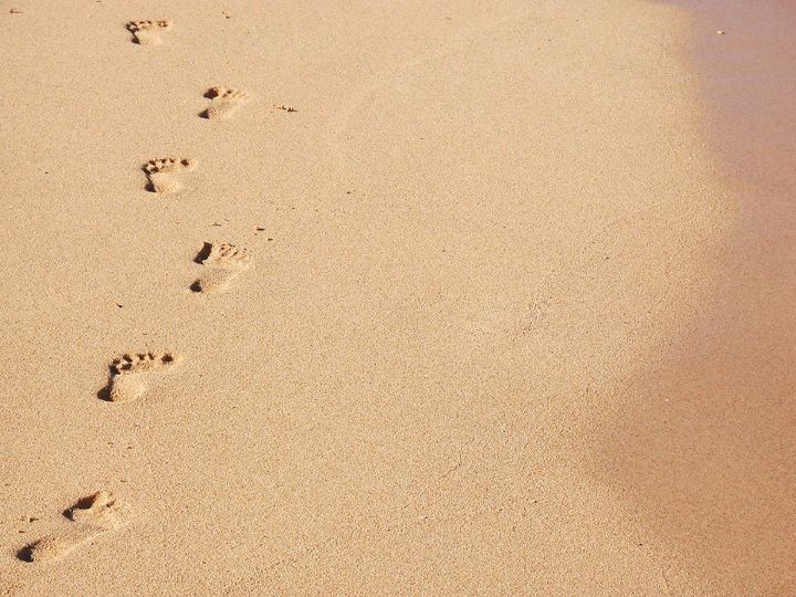 Footprints The Sand Poem