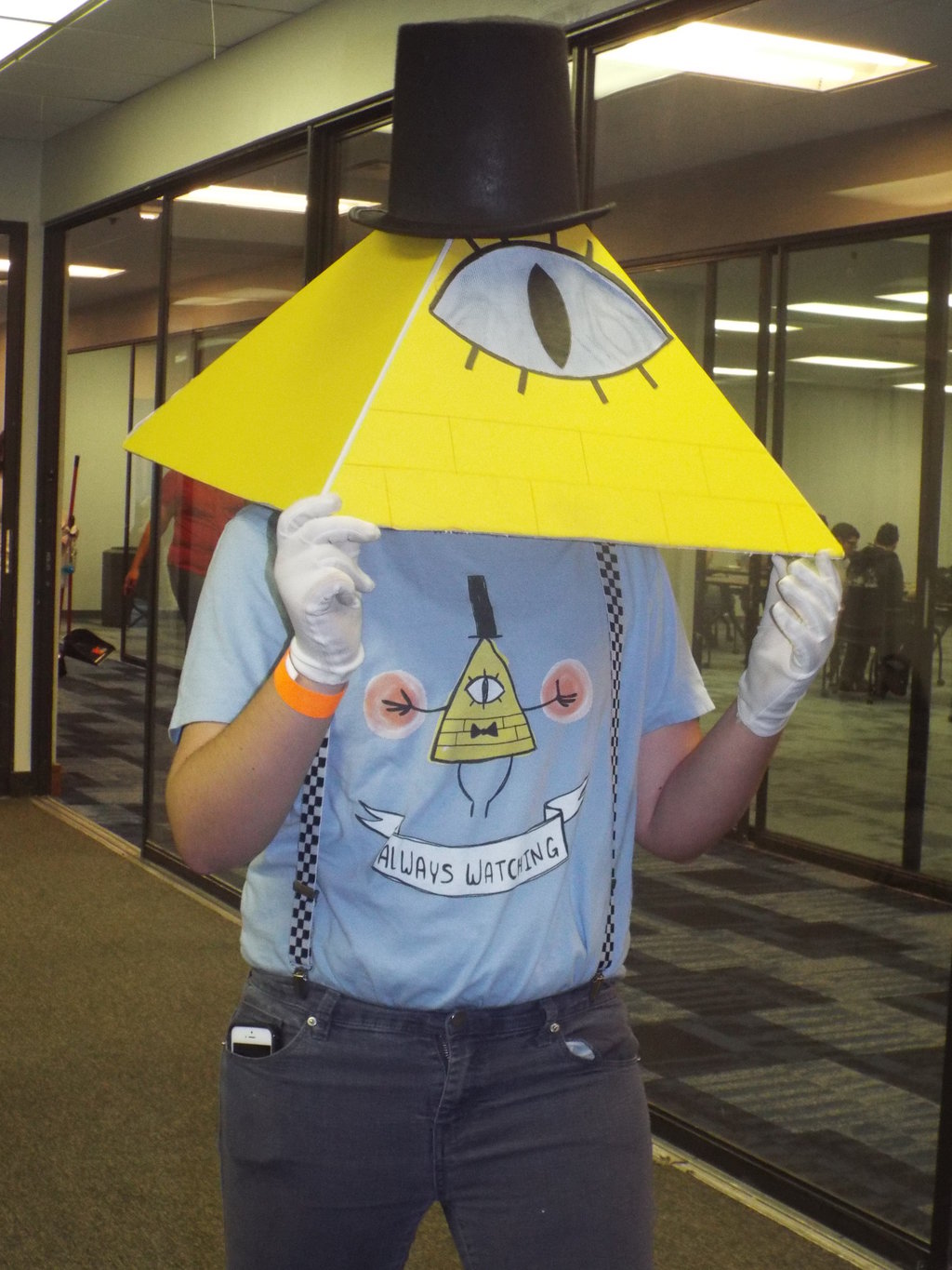 Gravity Falls Bill Cipher Cosplay At Hurricon By Krazykari On