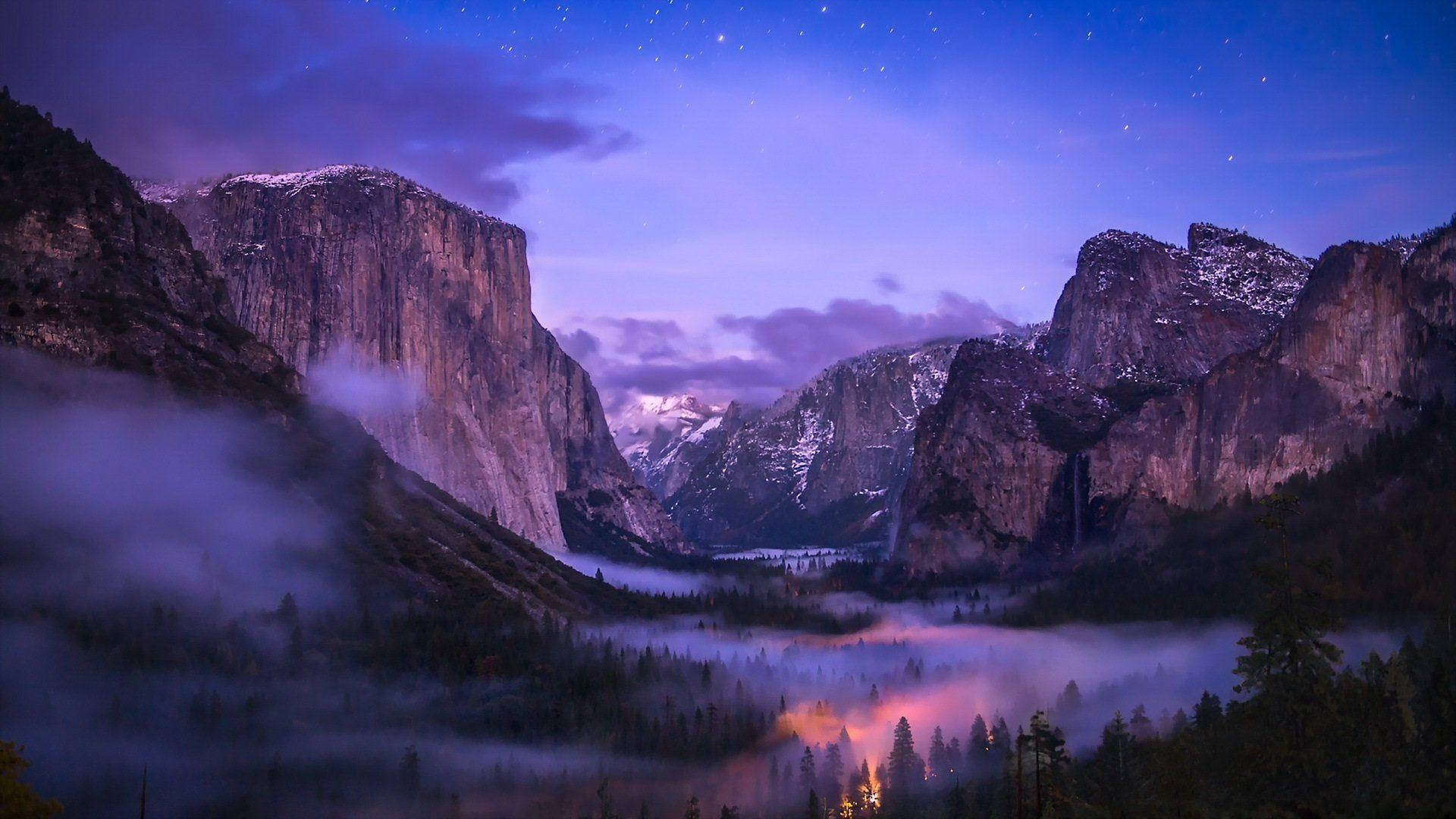 Yosemite National Park Purple 906ngc28ctd58026 Wallpaper