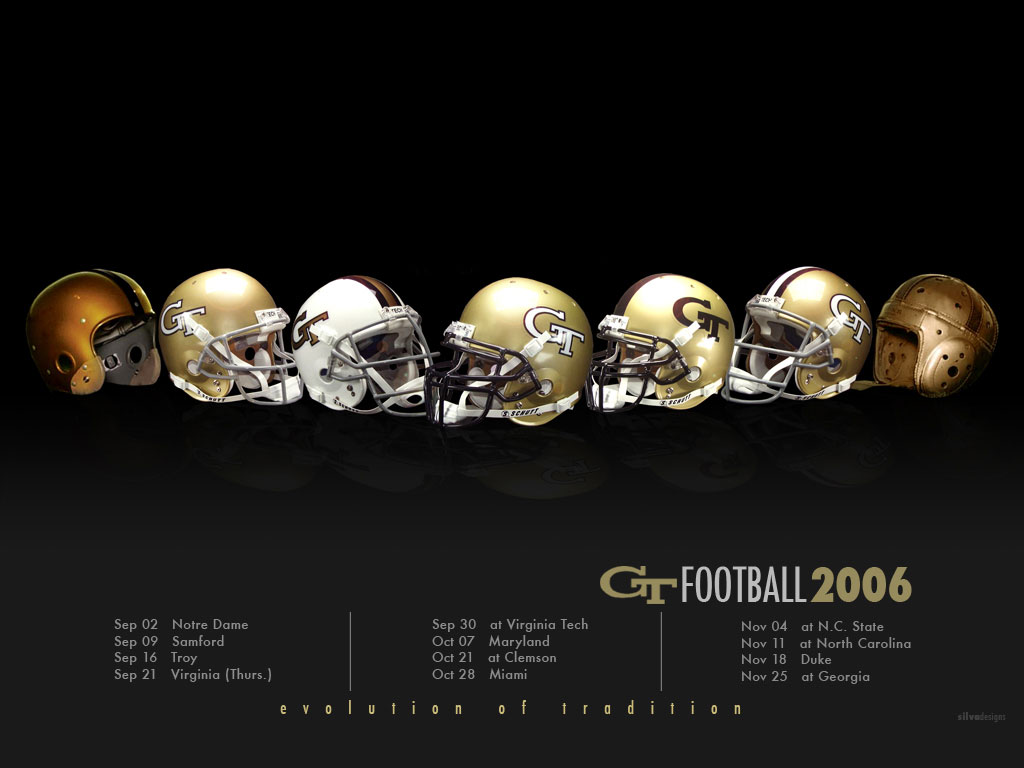 Check out this cool Georgia Tech helmet history wallpaper courtesy of
