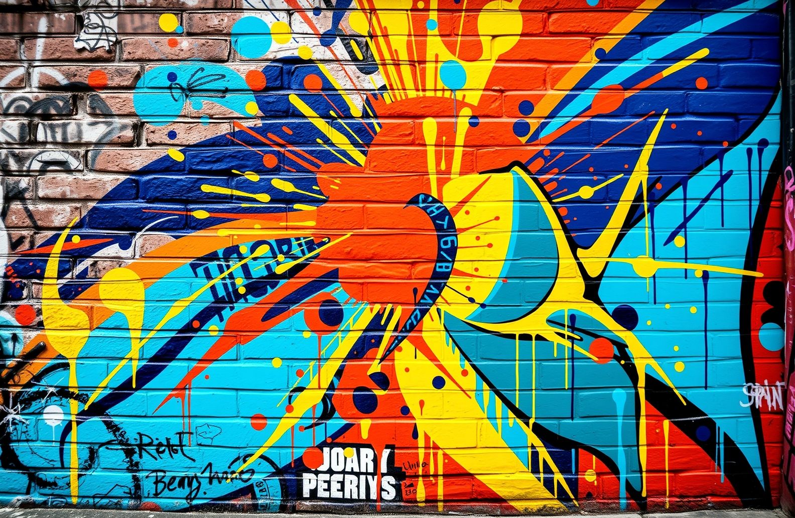 Abstract Graffiti Wallpaper