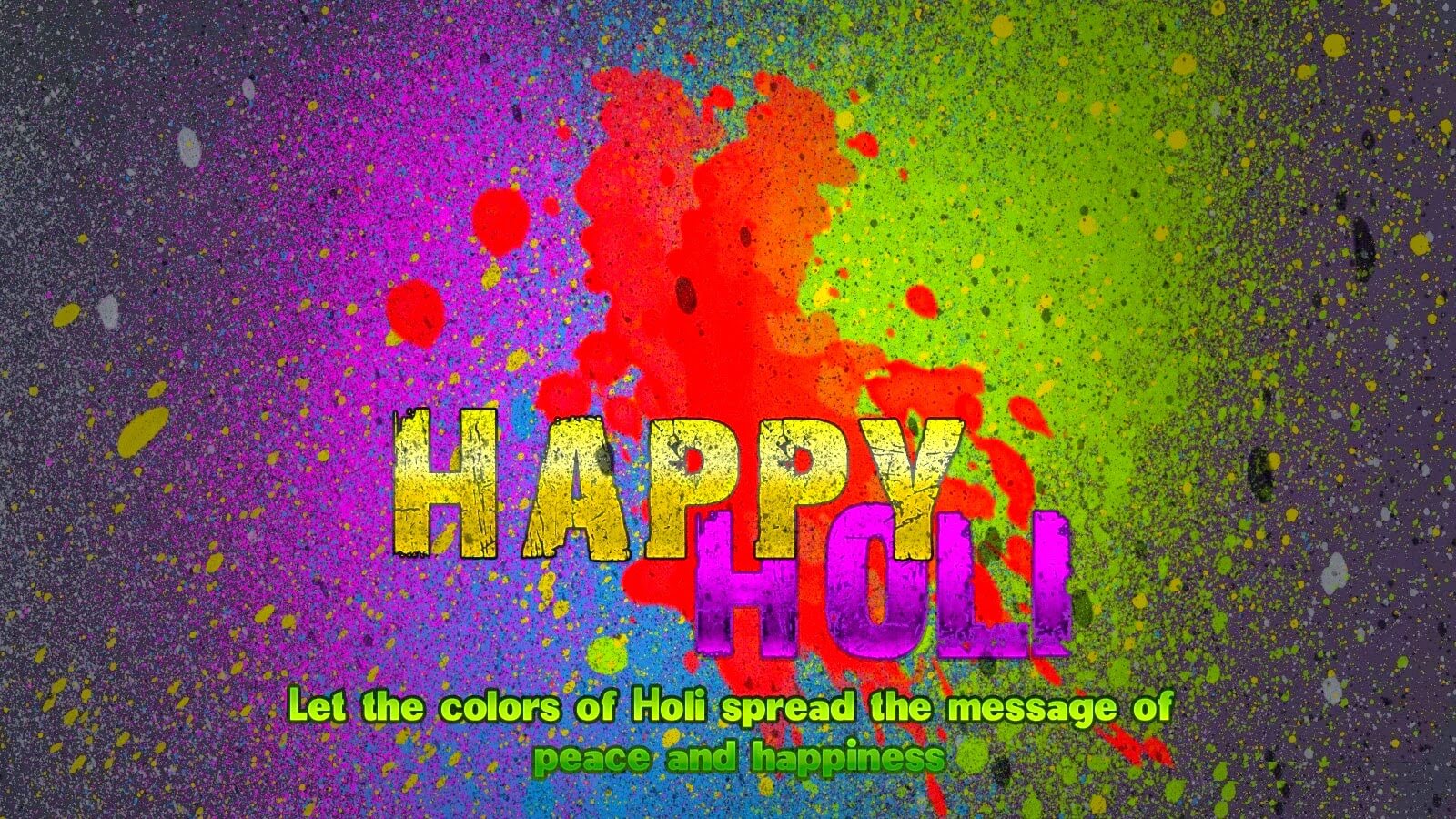Happy Holi Quotes Image Wishes Colourful