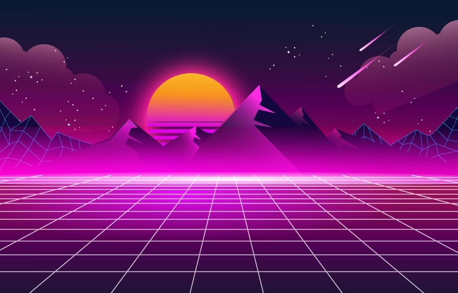 80s Retro Wallpaper