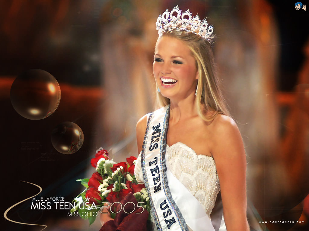 Allie Laforce And Miss Teen Wallpaper Background