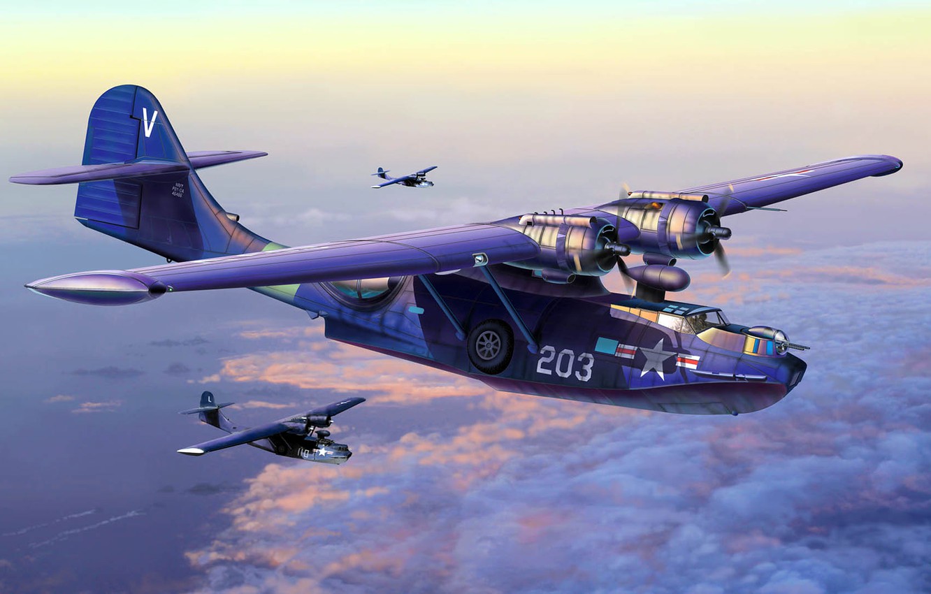 Wallpaper Usa Bomber Seaplane Daniel Fuss Is About Spy Plane