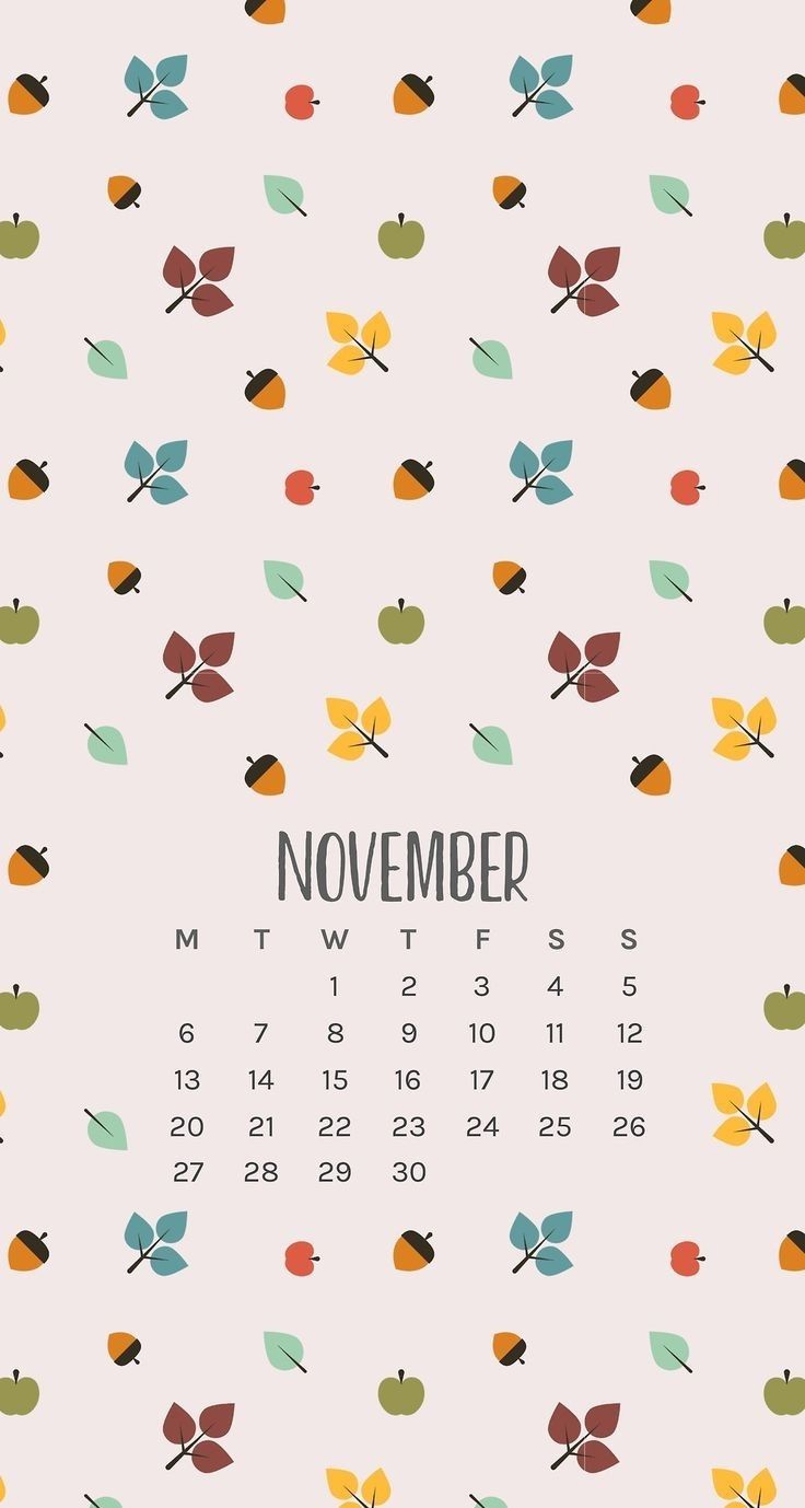 Calendary November Wallpaper