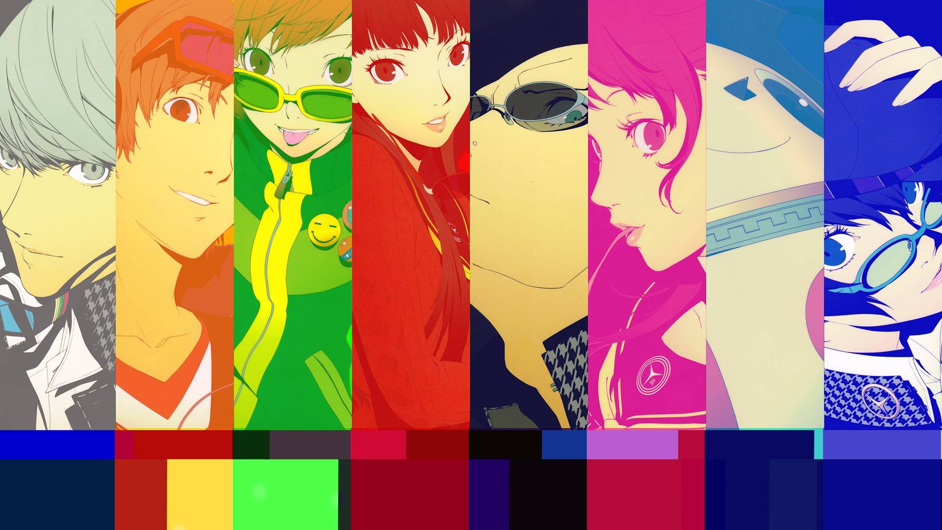 Colourful Persona Wallpaper