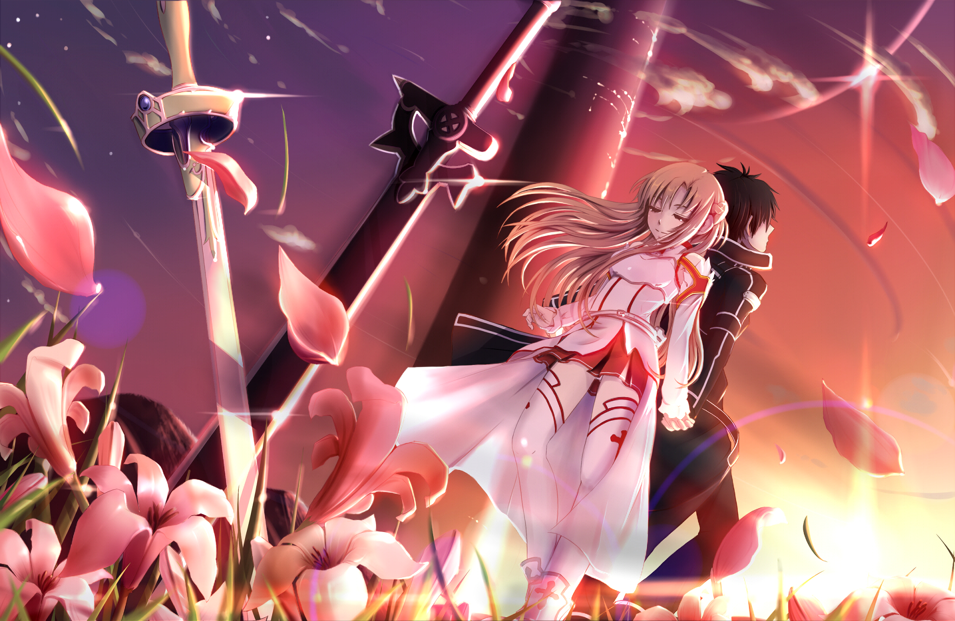 Kirito And Asuna HD Wallpaper Background Image Id