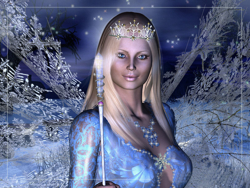Winter Fairy Wallpaper Desktop Widescreen