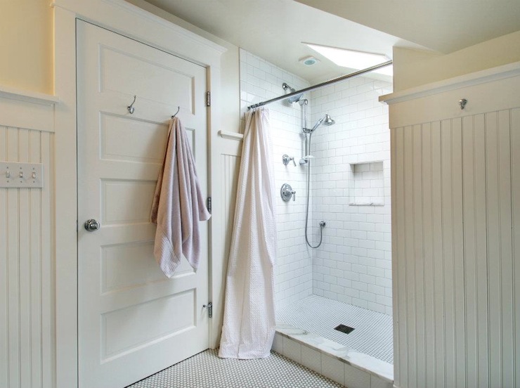 White Beadboard Bathroom Cottage Jas Design Build