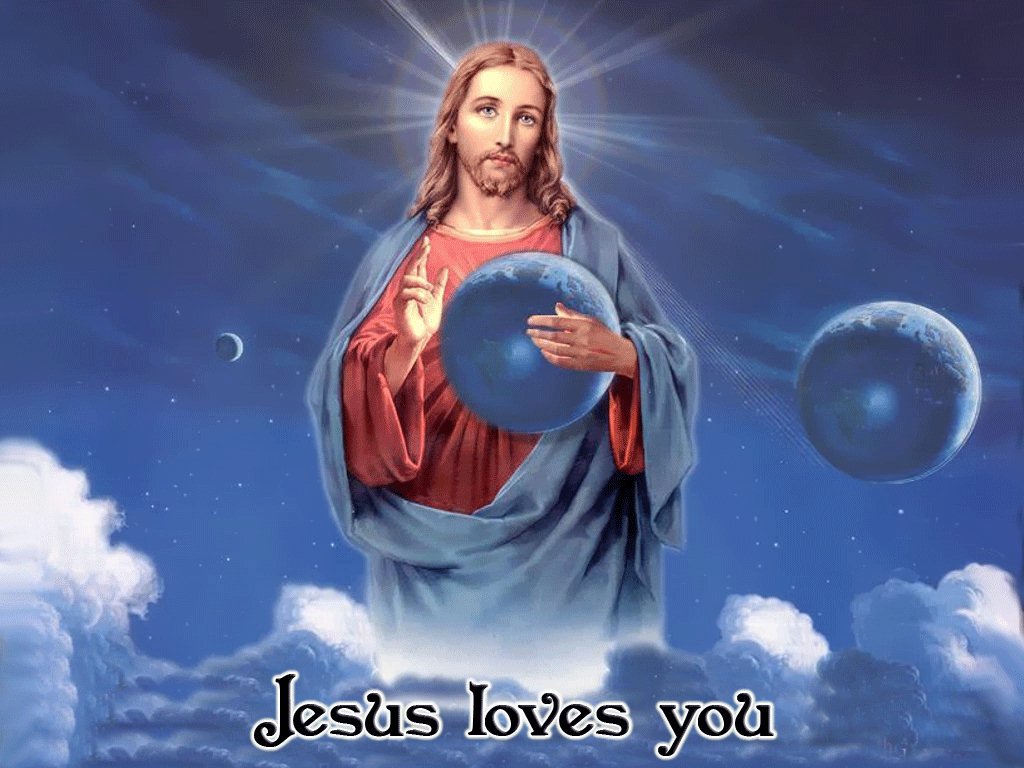 Jesus Loves You The World Is In His Hands Wallpaper Christian