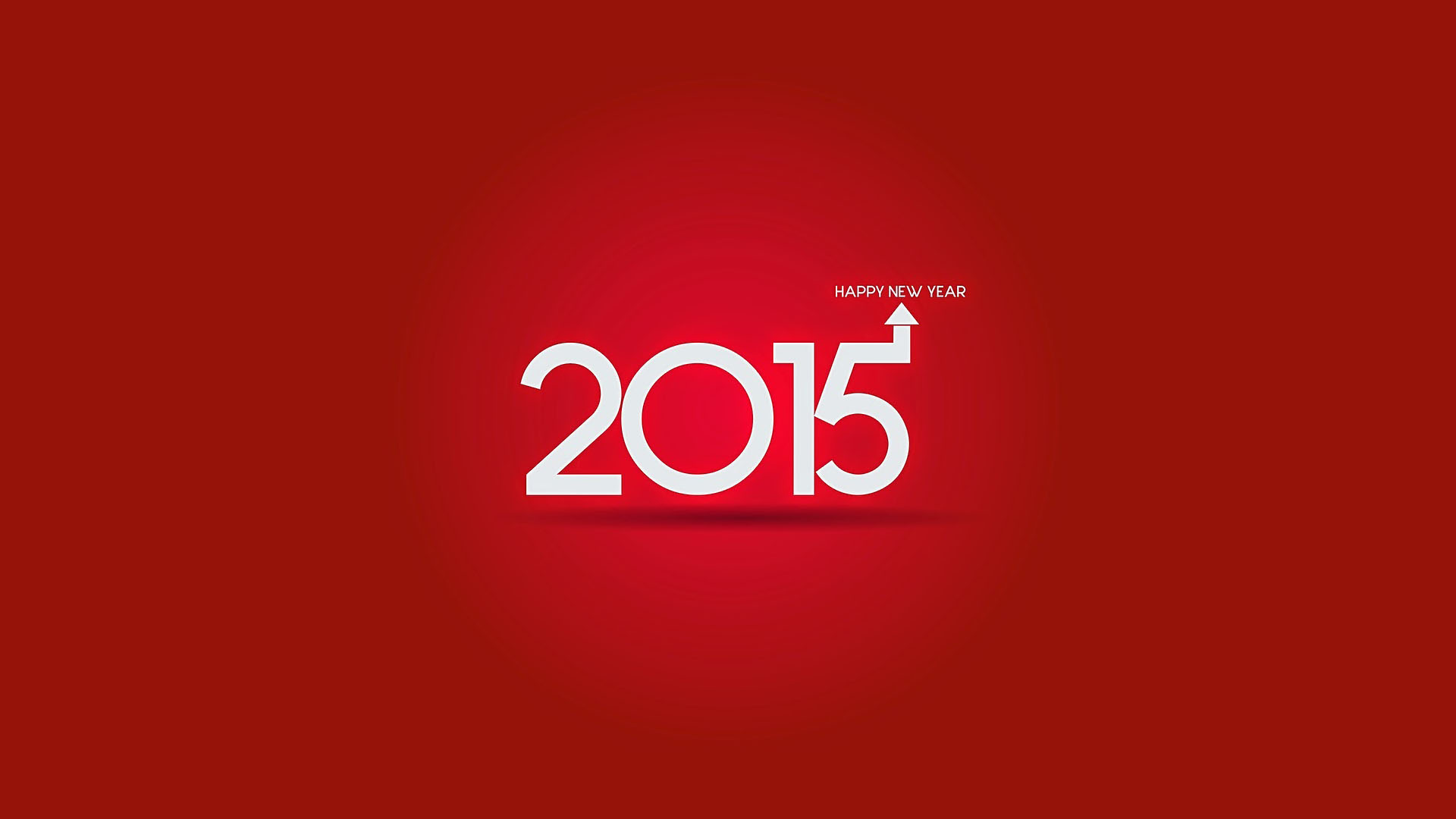 Happy New Year Red HD Background Wallpaper