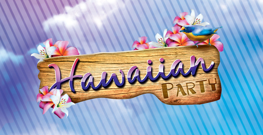 Logo Hawaiian Party By Jotapehq
