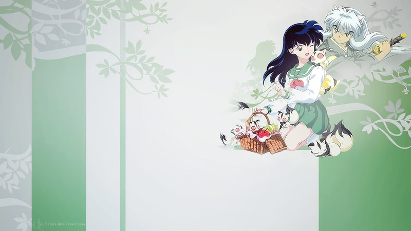 Inuyasha And Kagome Wallpaper By Demeters