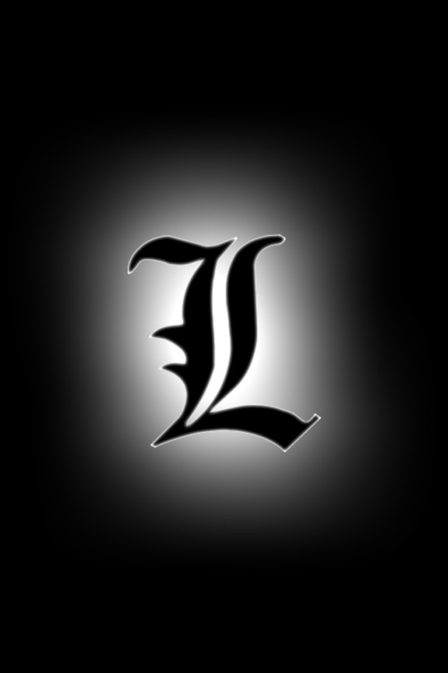 Featured image of post L Logo Death Note Wallpaper Deathnote l logo death note lawliet l black background simple