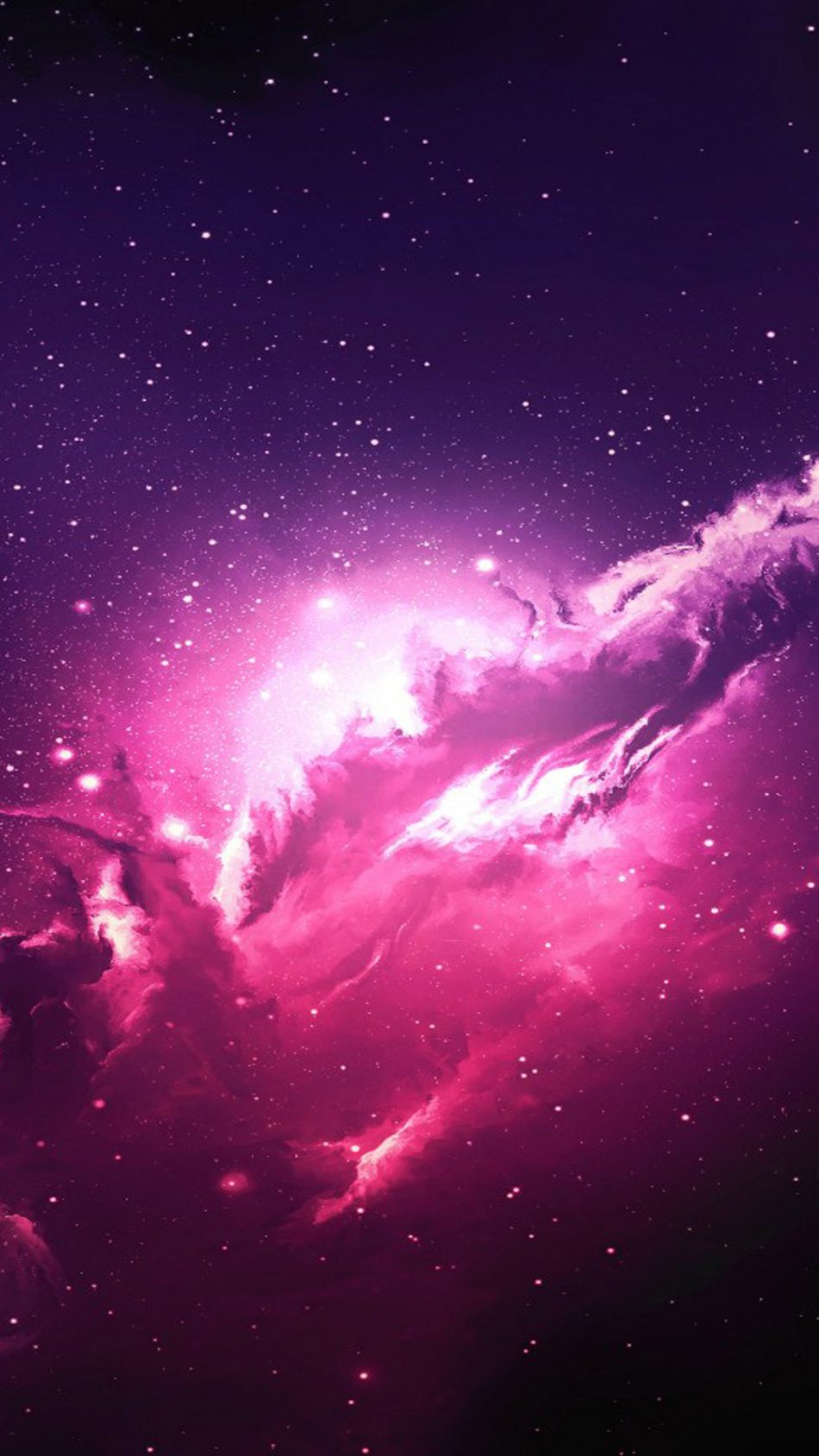Free Download Download Nebula Pink Galaxy Stars Pure 4k Ultra Hd