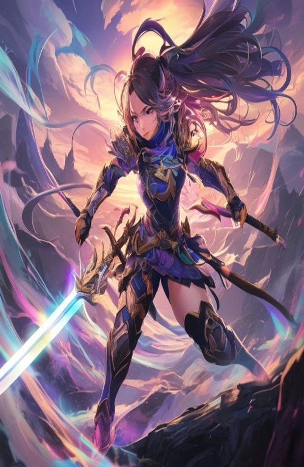 Anime Girl Warrior Wallpaper