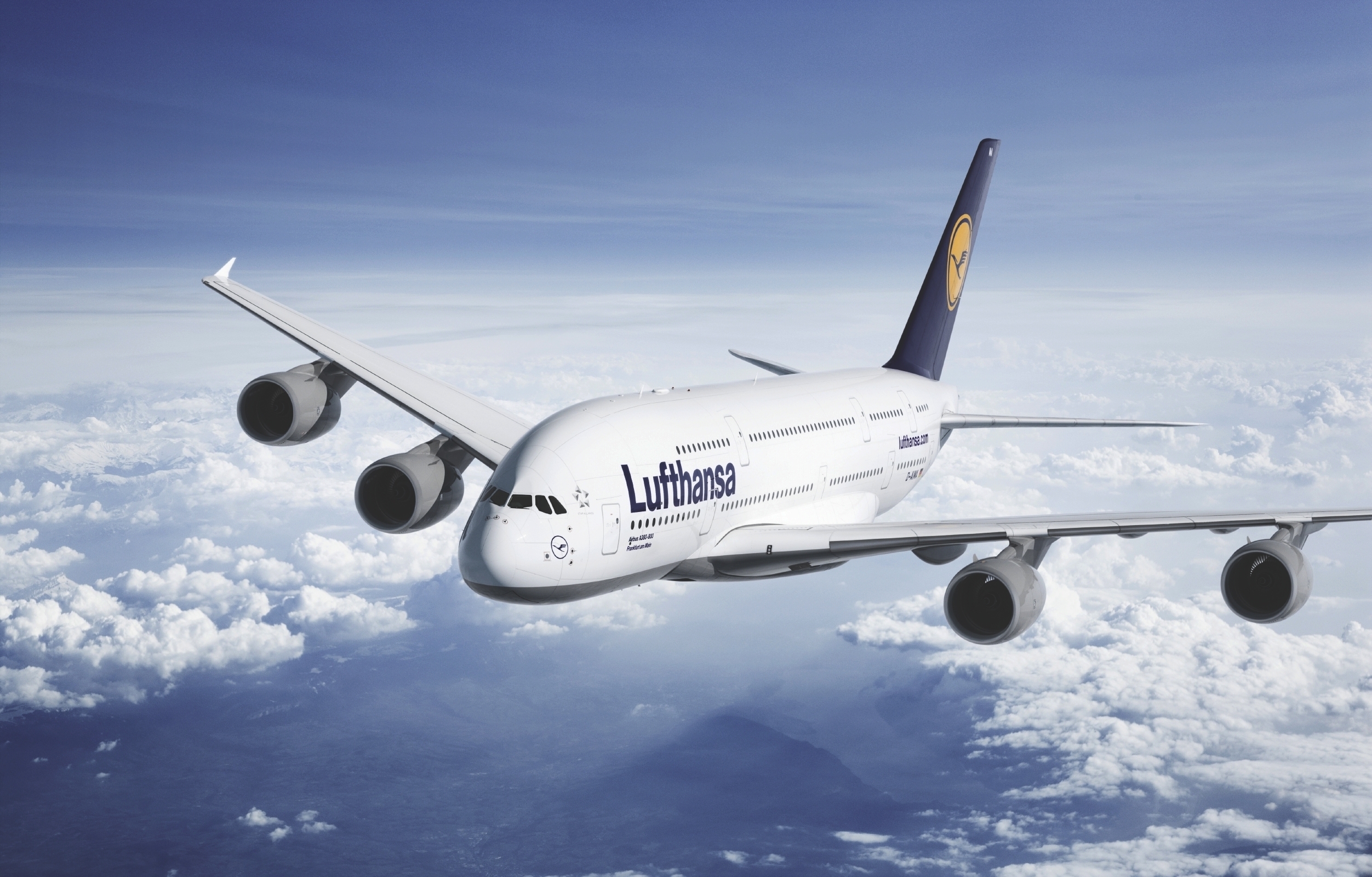 A380 Lufthansa HD Wallpaper Res Desktopas