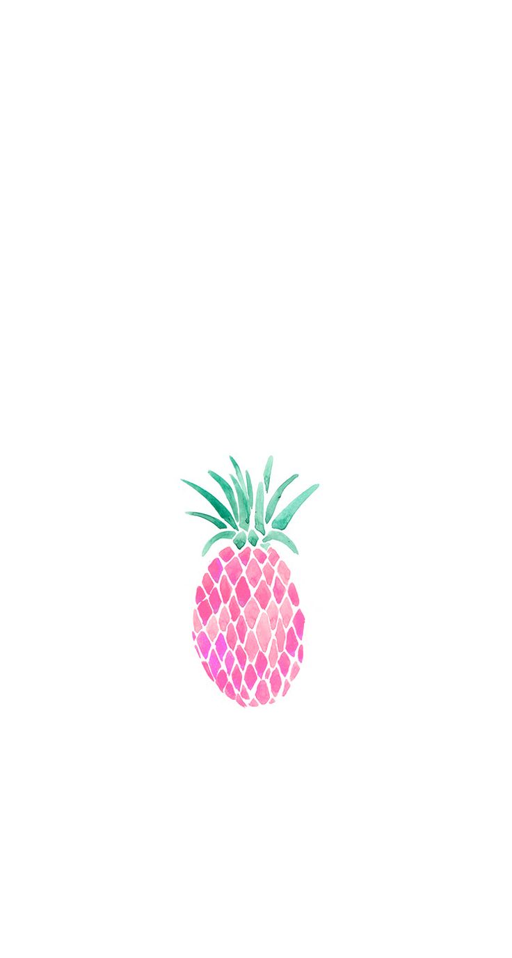 iPhone Wallpaper Pineapple Pink