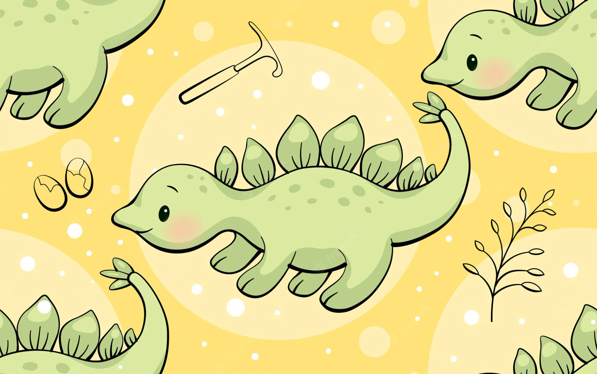 Cute Dinosaur Wallpaper