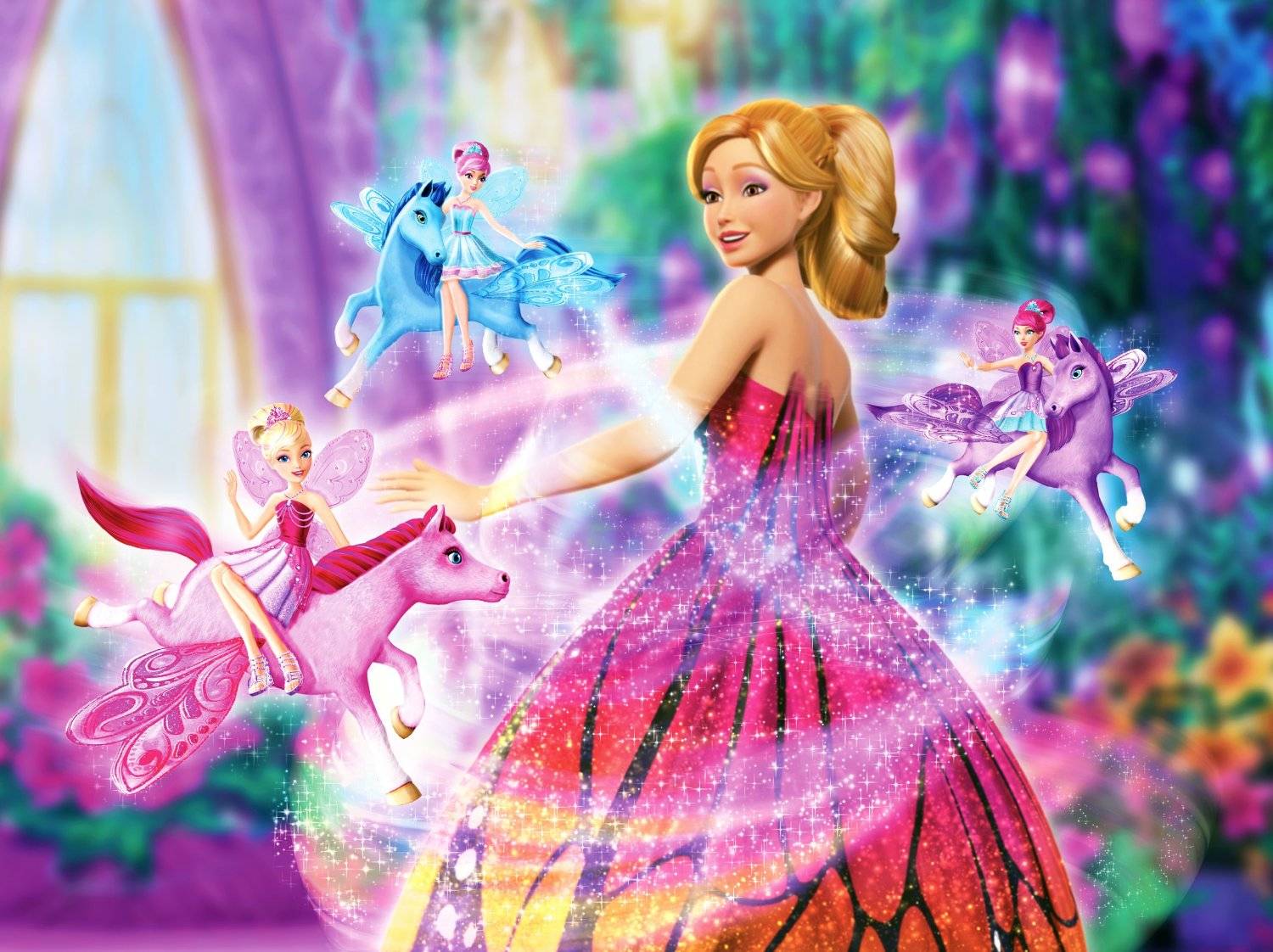 Barbie Mariposa And The Fairy Princess Wallpaper Dolls