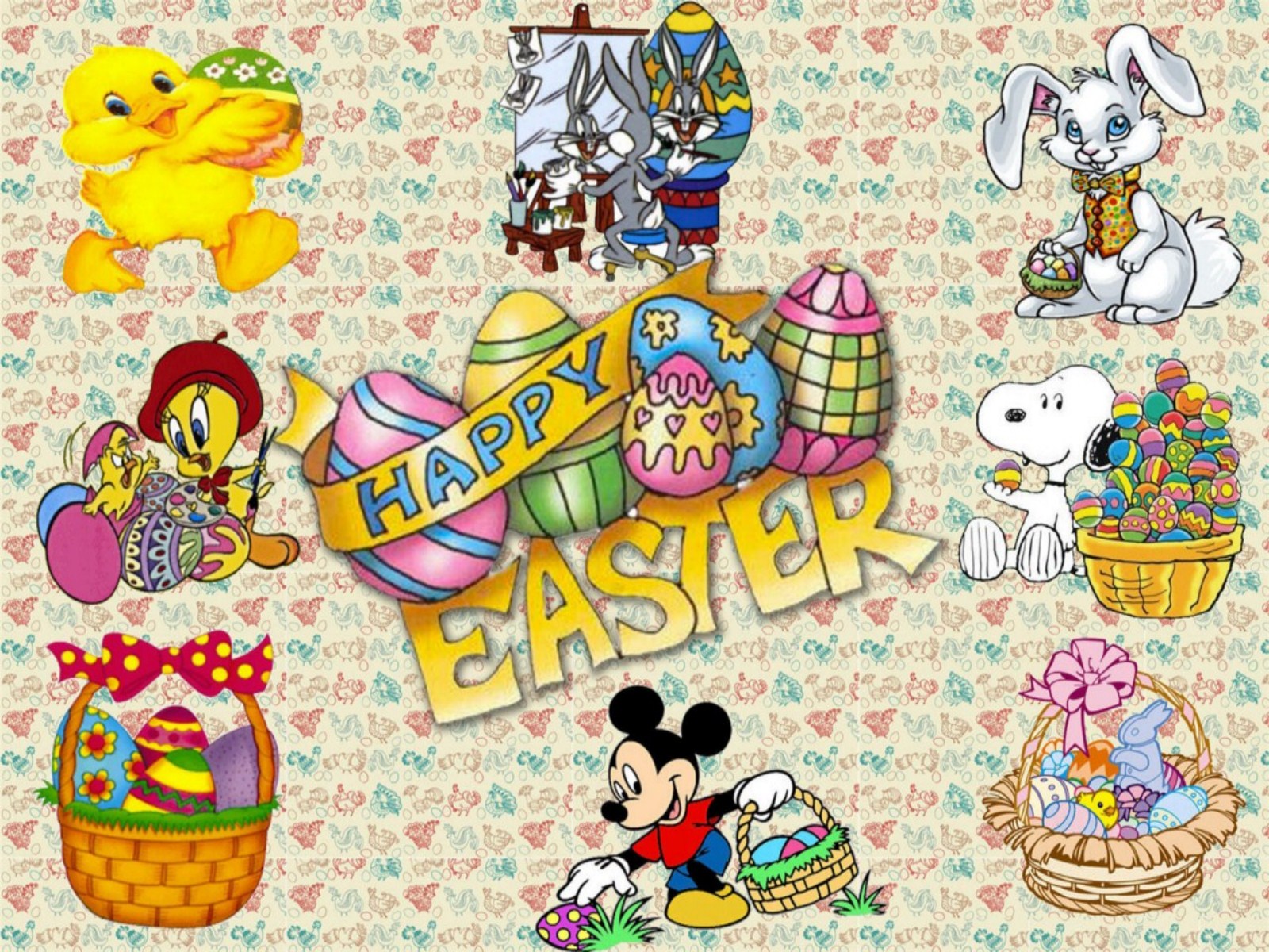 Disney Easter Wallpaper Which Is Under The