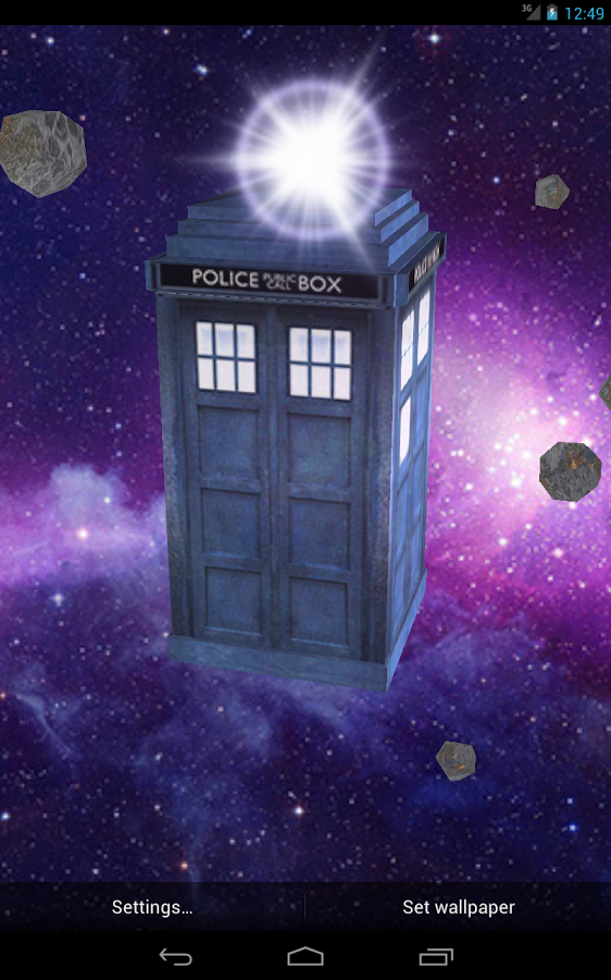 Tardis 3d Live Wallpaper Android Apps On Google Play