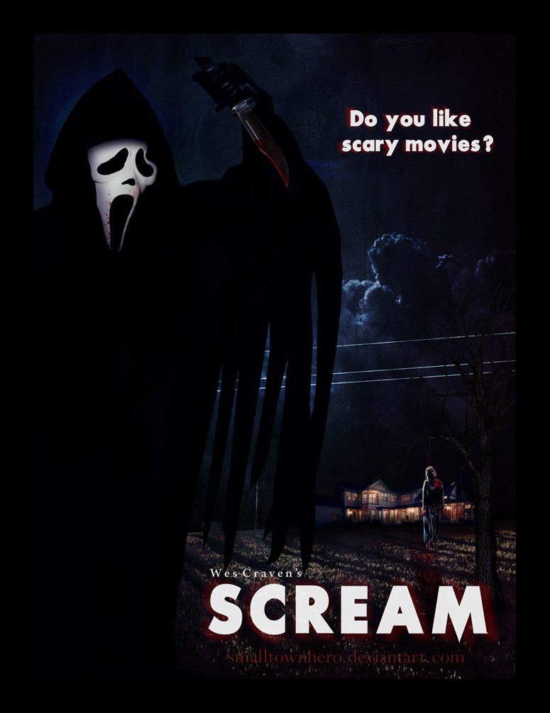 Scream Poster By Smalltownhero