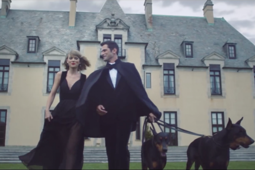 Taylor Swift Blank Space Video Set Goes Down in Flames