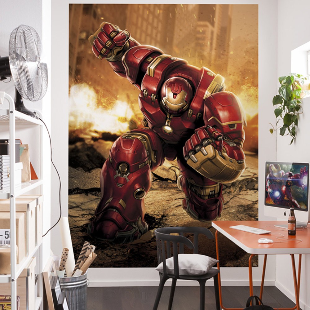 Marvel Iron Man Hulkbuster Wallpaper Great Kidsbedrooms The