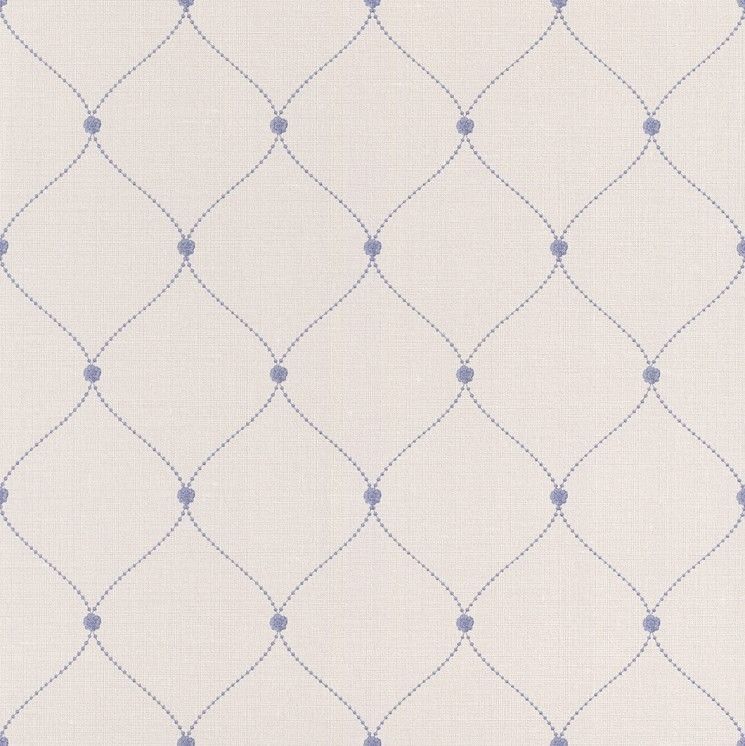 Blue Trellis Wallpaper Rose Bead Paste The Wall Lazy Sunday By Rasch