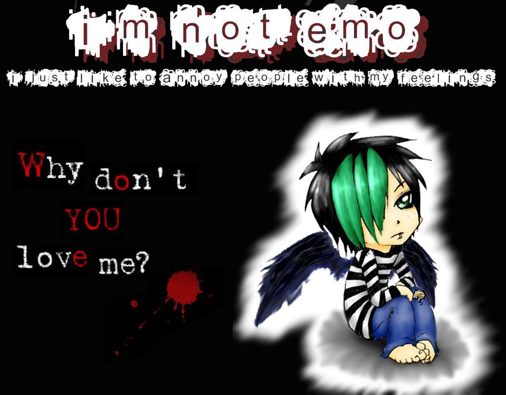 Emo Aesthetic Puter Wallpaper On