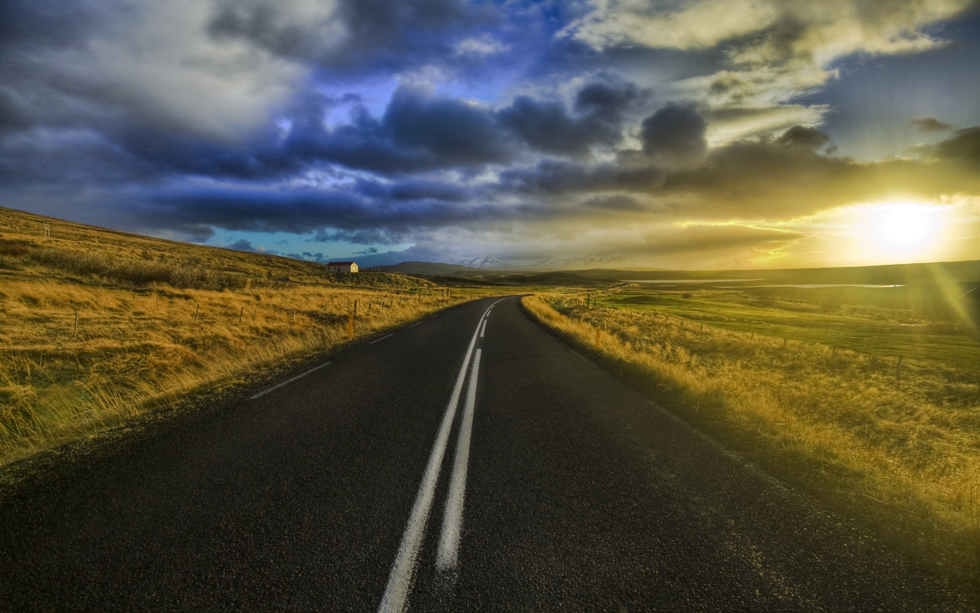 The Open Road Wallpaper High Dynamic Range Nature