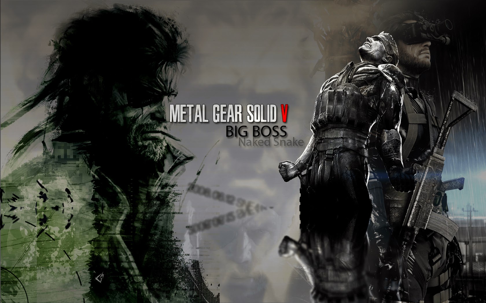 Metal Gear Solid V 5 The Phantom Pain Big Boss Naked Snake Video Game