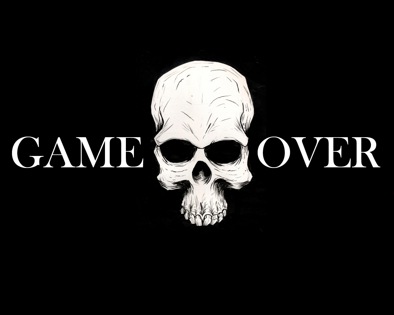  68 Game  Over  Wallpaper  on WallpaperSafari