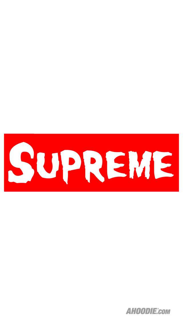 Supreme Logo Wallpaper The misfits x supreme 640x1136
