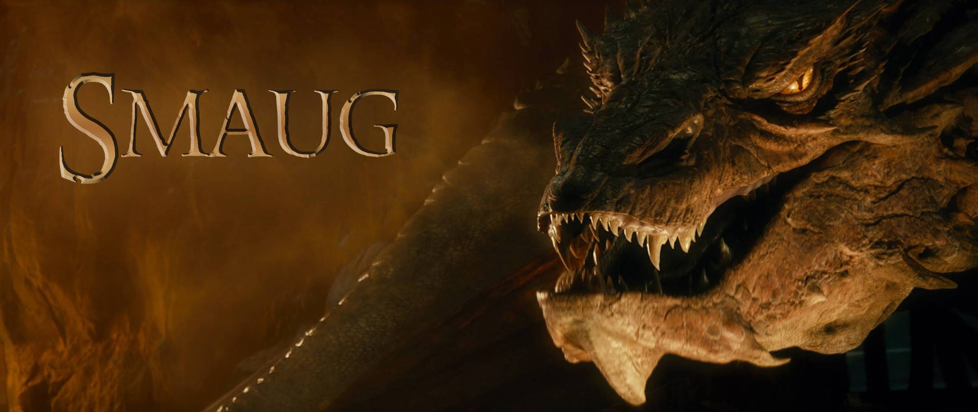 Dragon From The Movie Hobbit Desolation Of Smaug Wallpaper