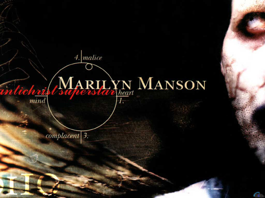 Wallpaper Marilyn Manson Antichrist Superstar Antichrist