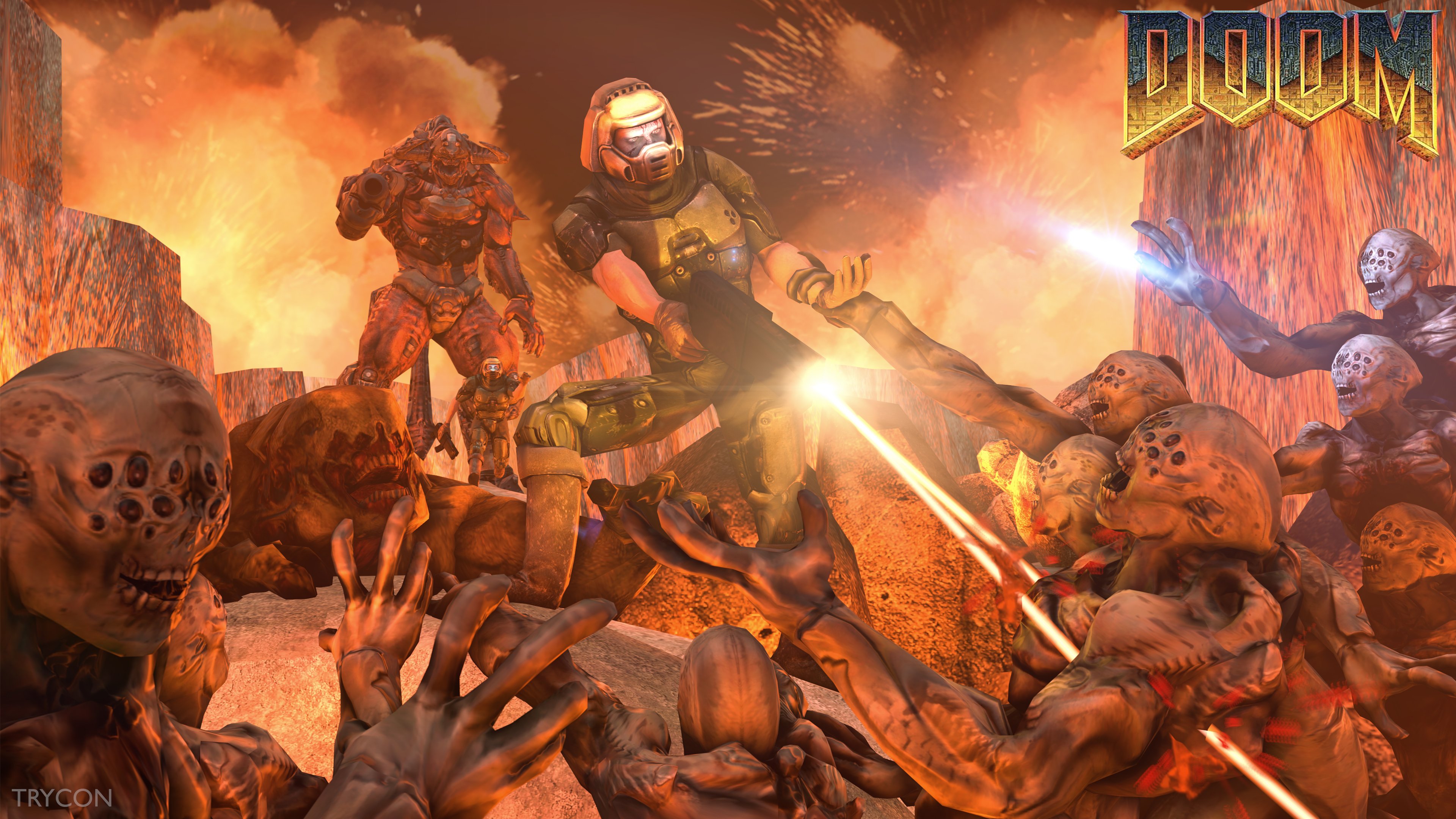  sci fi futuristic warrior zombie poster battle wallpaper background